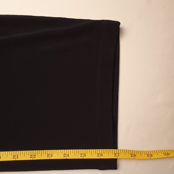 Chico's Travelers Knit Wide Leg Pants Size XL/16 Short High Rise Black Color - Picture 8 of 9